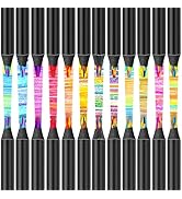 Easter Basket Stuffers for Teen Kids, 24-Pack 12-Color Rainbow Pencils, Cute School Supplies, Gif...