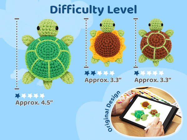 turtle crochet kit