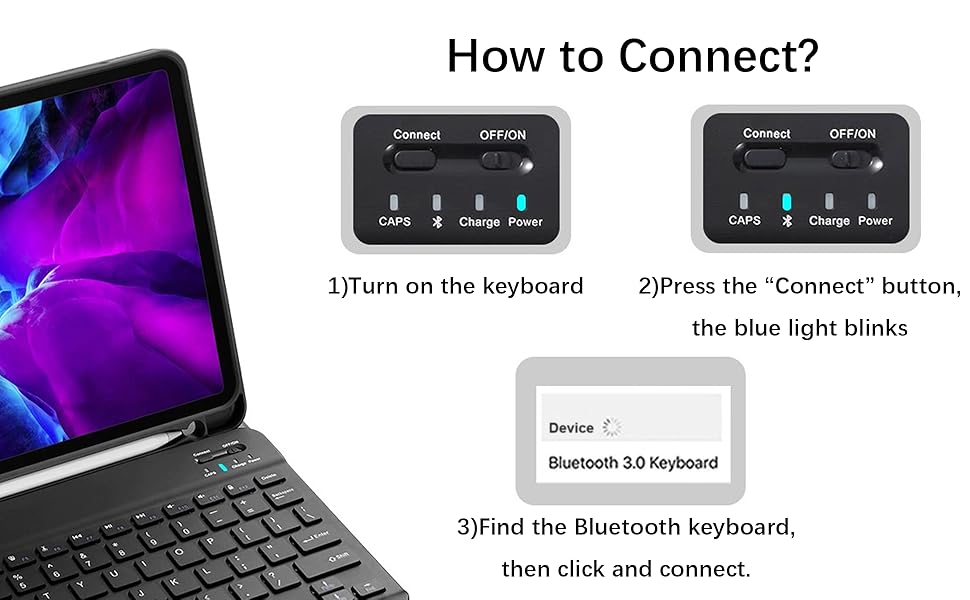ipad 11th generation case with keyboard