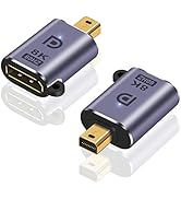 Poyiccot Mini Displayport to Displayport Adapter 8K, Mini DP to DP Adapter, 8K@60hz Mini Displayp...
