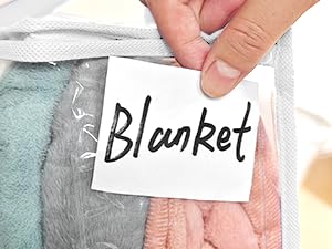 clear storage bags for blanket