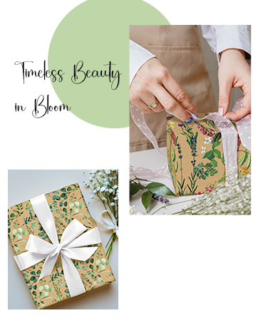 floral wrapping paper