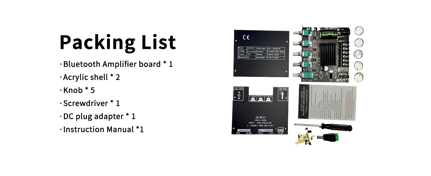 packing list