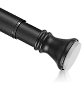 Amazer Spring Tension Shower Curtain Rod, 54-90 Inches Rust-Resistance Shower Curtain Rod Bathroo...