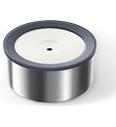 No Spill Water Bowl for Dogs, 2L Large Stainless Steel Slow Drinking Water Dish Dispenser, Fits i...