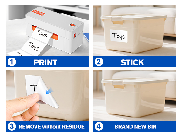 Removable Direct Thermal Labels