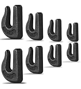 HANDRERLEE 8Pack Weld On Chain Grab Hook, G70 3/8