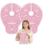 Breast Therapy Ice Packs Large Hot Cold Breast Pads, Nipple Cooling Gel Pads for Clogged Milk Duc...