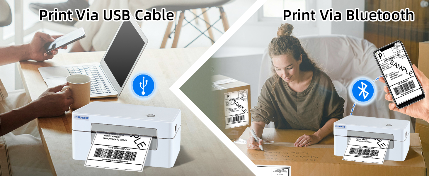 4x6 Shipping Label Printer,Bluetooth Thermal Printer,4x6 Thermal Printer,4x6 printer