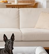 KSIIA Waterproof Dog Bed Orthopedic for Small Senior Dog Couch with Sides, Extra Thick Supportive...