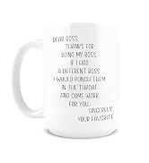 dear boss coffee mug
