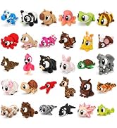 ZHFUYS 30Pcs 3D Printed Animal Figurines Flexible Fidget Toys Party Favors | Random Collectible A...