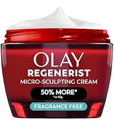 Olay Face Moisturizer, Regenerist Micro-Sculpting Cream for Women, Fragrance-Free - Anti-Aging, A...