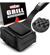 GRILLART Grill Brush Bristle Free. SteamWizards BBQ Replaceable Cleaning Head, Seamless-Fit Scrap...