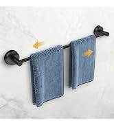 14.6Inch~24 Inch Towel Racks for Bathroom,Adjustable Suction Cup Towel Bar for Bathroom Wall,Stai...
