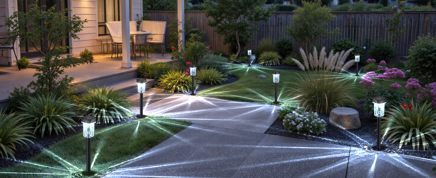 solar walkway lights
