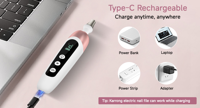 rechargeable nail drill