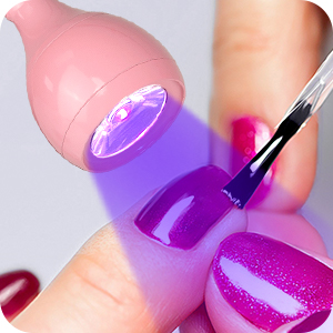 AORAEM LED Nail Lamp, 3W LED Nail Portable Manicure Dryer
