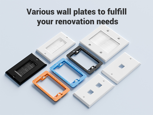 brush wall plate