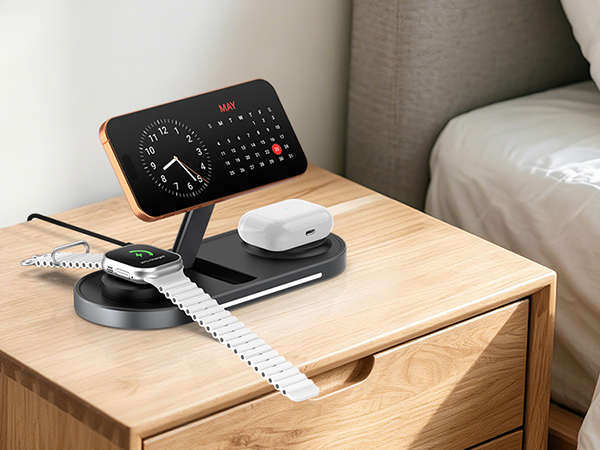 UZLNL 25W Foldable 3 in 1 Charging Station