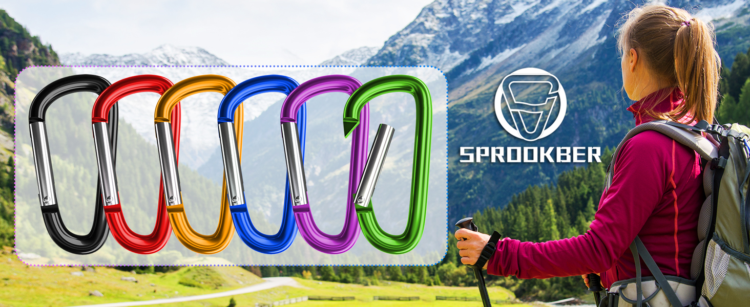 4 inch aluminum carabiner