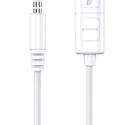 MOSWAG Wired Earbuds with Microphone, 3.5mm Jack in Ear Headphones with Microphone Suitable for S...