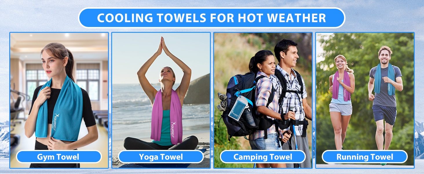 cool towels for neck workout towels for gym golf towel neck coolers for extremely hot weather