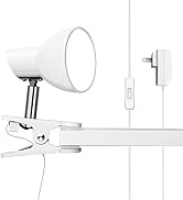 TOPMB LED Clip on lamp,5W Super Bright Reading Light, 330° Rotation Small Lamp with Clamp on Desk...
