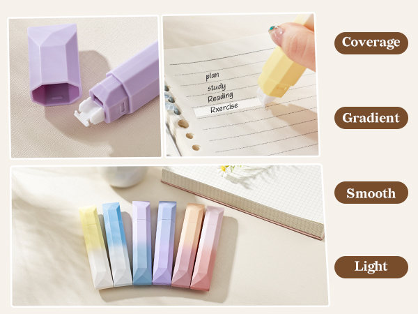 aesthetic correction white tape
