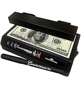Dri Mark Tri Test - Counterfeit Bill Detector Machine w/AC Adapter - 3 Tests in 1 - Paper, Securi...