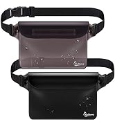 iKuShang Waterproof Fanny Pack,Phone Pouch Dry Bags for Passport Wallet Purse,Floating & Submersi...