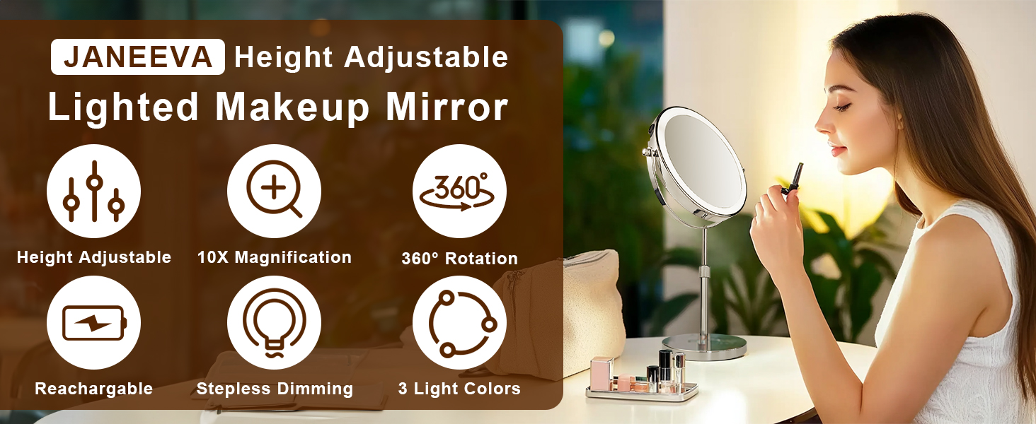 light makeup mirror