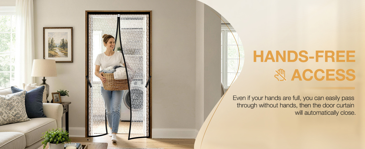 Magnetic Thermal Insulated Door Curtain