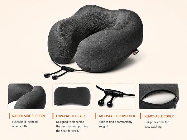 neck pillow travel pillow cervical neck pillow memory foam pillows airplane travel essentials