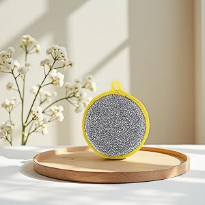 Thick & durable: holds shape, lasts longer than ordinary sponges.