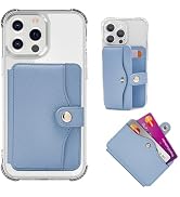 M-Plateau Wallet for Men, Slim Wallet for Back of Phone 3M Adhesive Credit Card Holder for iPhone...