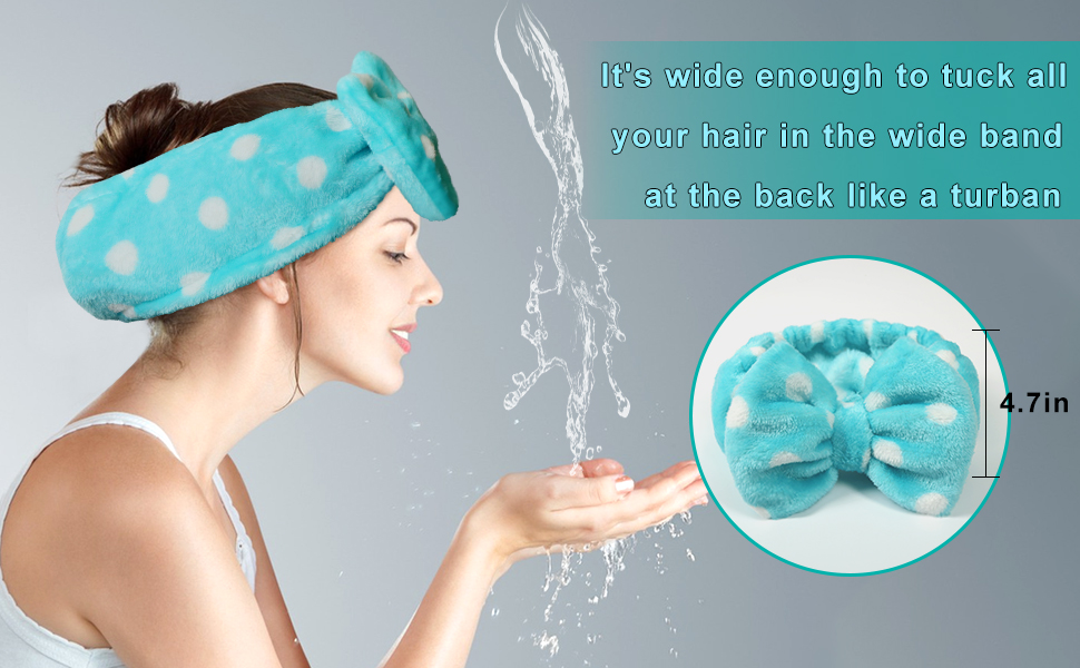 face wash headband