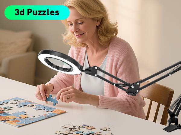 magnifying light for crafts hands free