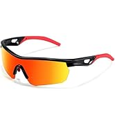 Vcarsian Kids Sunglasses Polarized Baseball Sports Sun Glasses,Lightweight UV400 TR90 Cycling Sha...