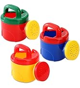 Nicunom 3 Pack Plastic Watering Cans for Kids, Sand and Beach Toy Watering Can Toys Kid Garden Wa...