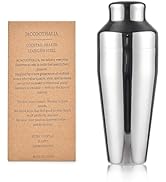 JACCOOTHALIA 24oz Stainless Steel Cocktail Shaker – Leakproof Drink Shaker, Mirror Finish, No Str...