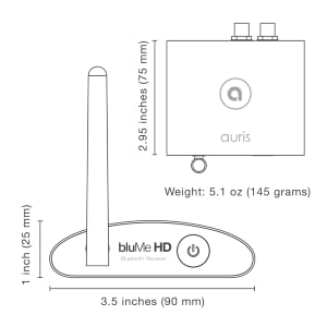 Bluetooth audio adapter, Bluetooth receiver, Bluetooth music receiver, Bluetooth DAC, Bluetooth 5