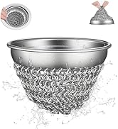 Kitchen Sink Drain Strainer, Wokdada Reversible Insert Mesh Sink Strainer, 304 Stainless Steel Si...