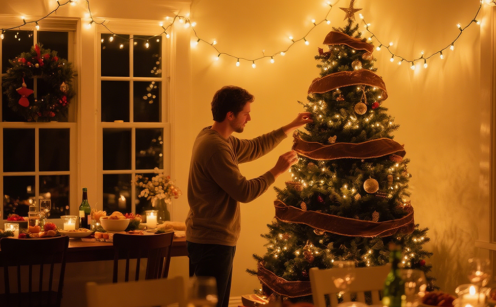Christmas string lights