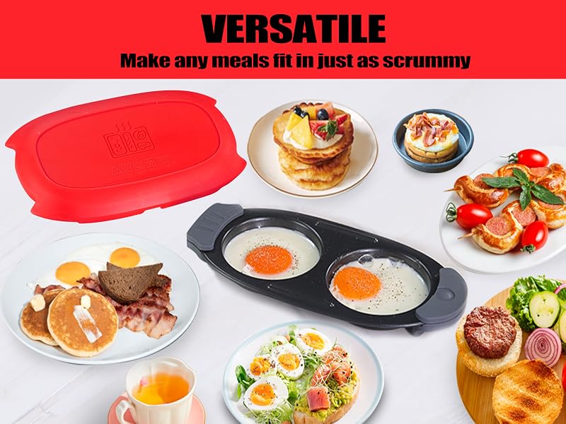 This egg poacher is really an egg fryer