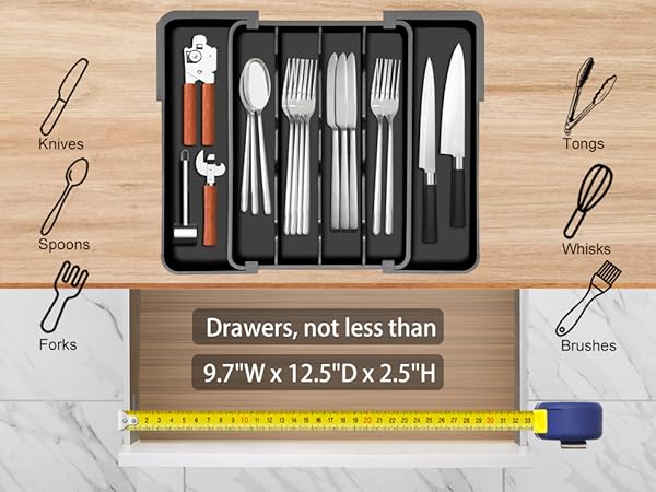 utensil drawer organizer