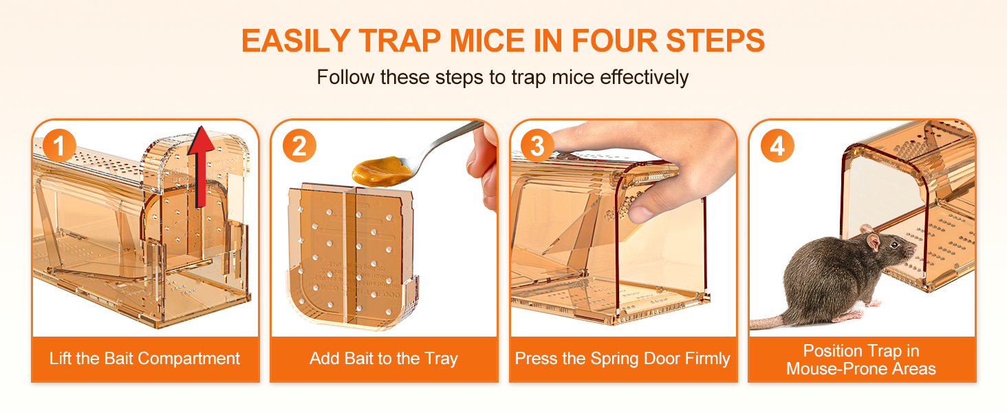 humane mouse traps indoor for home