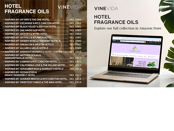 hotel fragrance oils