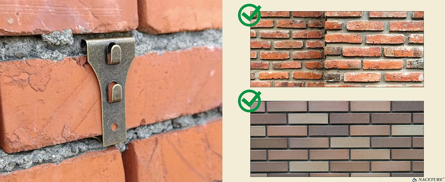 hooks for brick walls outdoor brick wall hangers