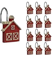Sunlit Farmhouse Barn Christmas Shower Curtain Hooks, Rustic Red House Decorative Shower Curtain ...
